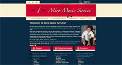 Desktop Screenshot of miromusicservice.com